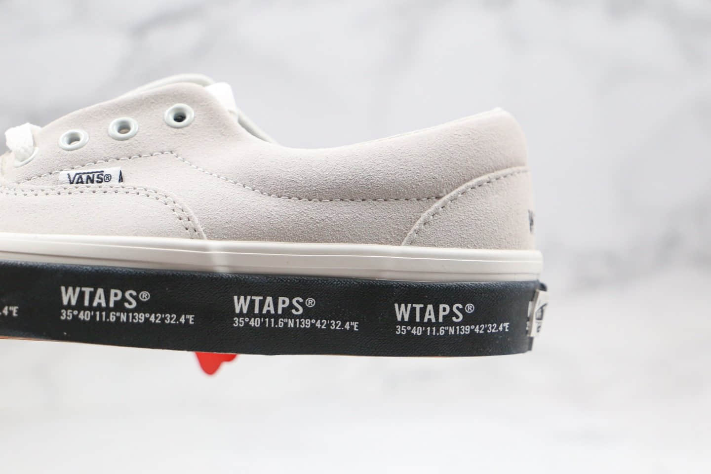 万斯Vans Vault by Vans x WTAPS联名款公司级版本低帮黑白色硫化板鞋原楦头纸板打造