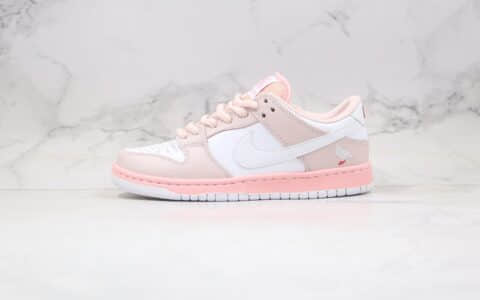 耐克Nike SB Dunk Low公司级版本低帮sb dunk板鞋粉鸽子樱花粉色内置Zoom气垫原盒原标 货号：BV1310-012