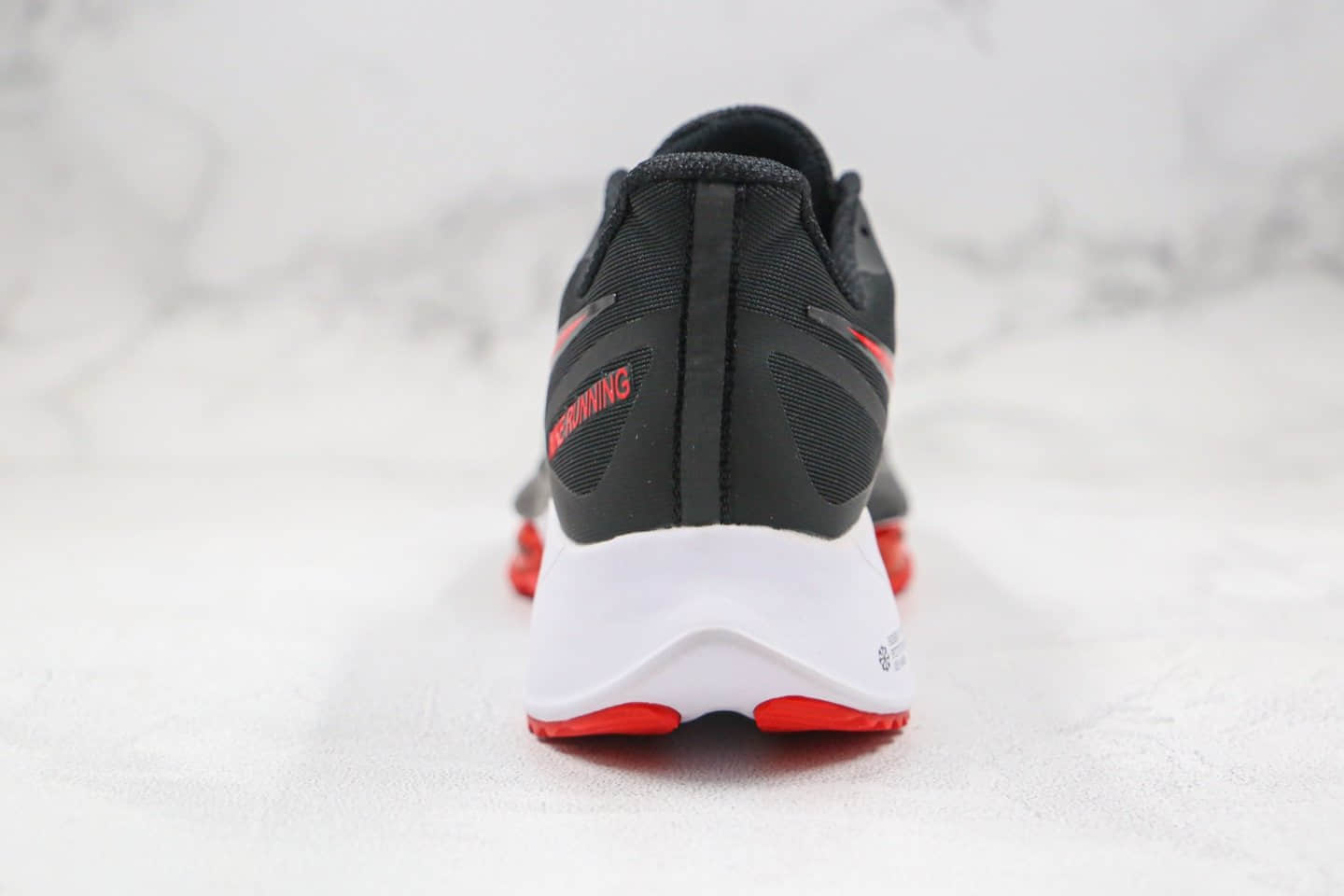 耐克Nike zoom winflo 37X NEXT%纯原版本马拉松气垫慢跑鞋黑红色内置气垫原盒原标 货号：CI9923-086