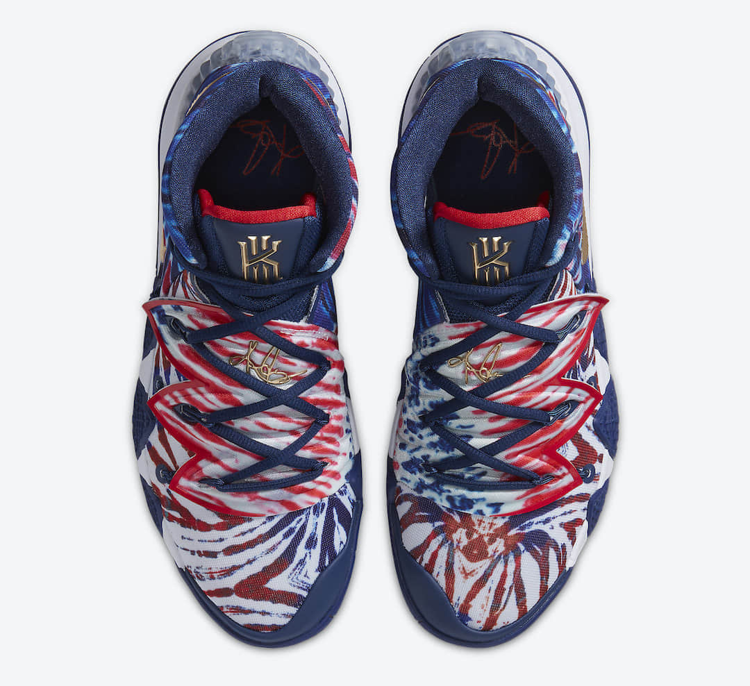 美国国旗色调+扎染设计！欧文合体战靴 Kyrie S2 Hybrid 新配色下月发售！ 货号：CT1971-400