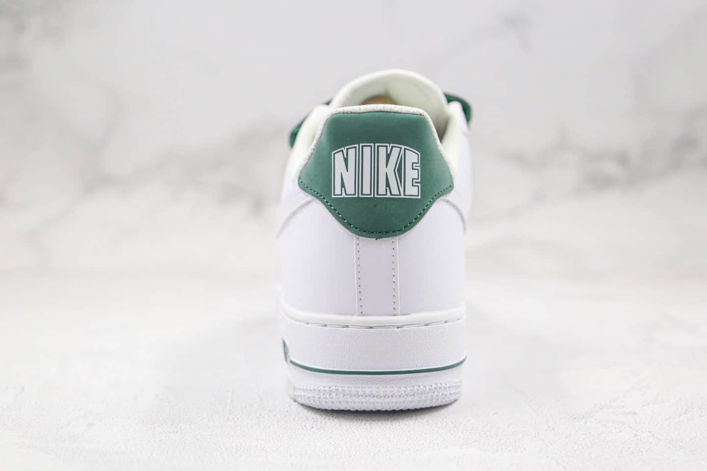 耐克Nike Air Force 1 Low纯原版本低帮空军一号魔术贴白绿色板鞋内置气垫 货号：898866-006