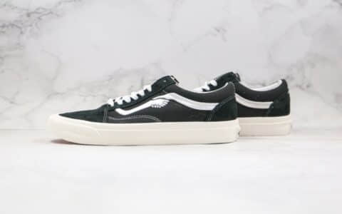 万斯Vans Old Skool LX公司级版本高端支线联名不对称墨镜黑白色刺绣硫化板鞋原盒原标内置钢印