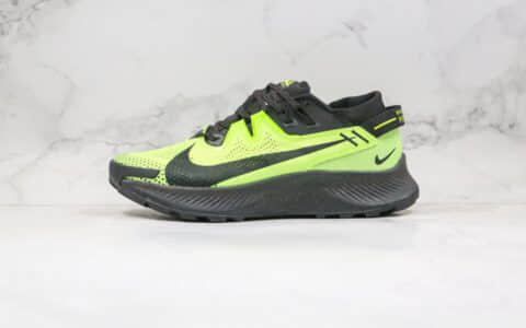 耐克Nike Zoom Pegasus Trall 2纯原版本登月系列飞马2代越野跑鞋黑绿色原楦头纸板打造 货号：CK4305-003