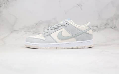 耐克Nike SB Dunk Low纯原版本低帮SB DUNK板鞋海盐米白浅蓝灰色内置Zoom气垫 货号：AR0778-006