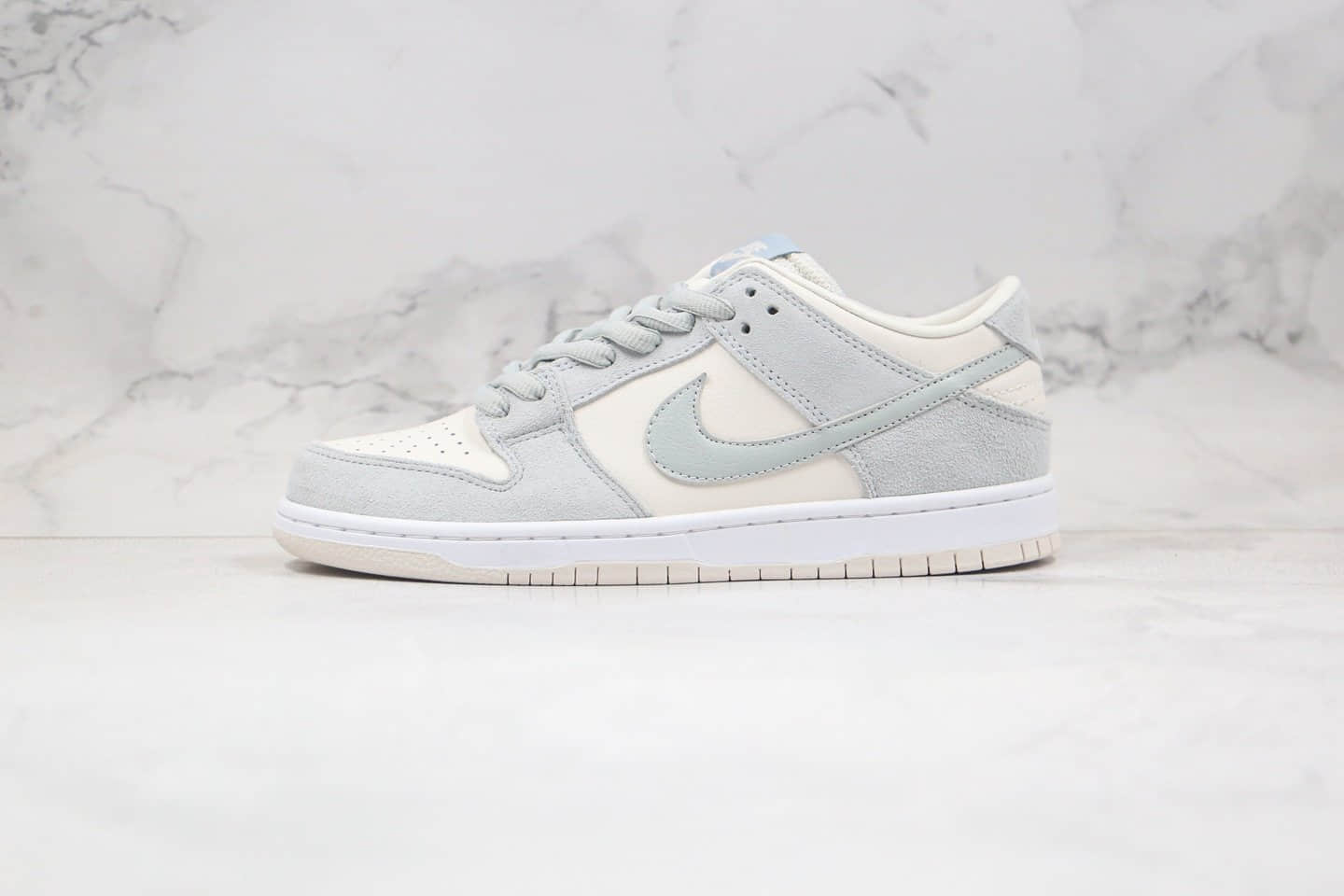 耐克Nike SB Dunk Low纯原版本低帮SB DUNK板鞋海盐米白浅蓝灰色内置Zoom气垫 货号：AR0778-006