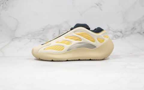 阿迪达斯Adidas Yeezy 700 V3 Azael纯原版本椰子700V3异形黄白色复古老爹鞋原鞋开模正确鞋面夜光材质 货号：G54853