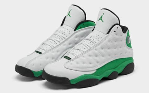 酷似天价雷阿伦限定！AJ13 “Lucky Green”最新实物图曝光！ 货号：DB6537-113