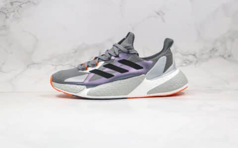 阿迪达斯Adidas Boost X9000L4纯原版本爆米花跑鞋X9000L4镭射灰色原鞋开模一比一打造 货号：FY2348