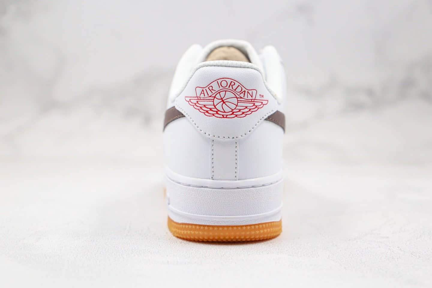 耐克Nike Air Force 1 Low Quai 54纯原版本低帮空军一号卡其棕色几何图案原楦头纸板打造 货号：DA6678-101