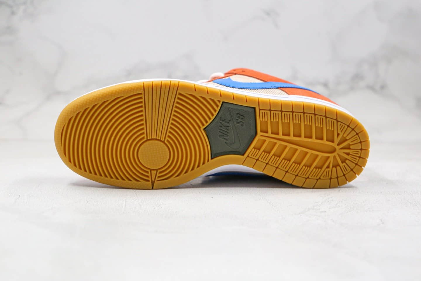 耐克Nike SB Dunk Low Pro Color纯原版本低帮SB DUNK灯芯绒棕蓝色板鞋内置Zoom气垫原盒原标 货号：BQ6817-201