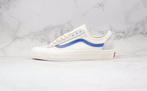 万斯Vans Style 36 Dencon SF公司级版本半月包头杀人鲸低帮板鞋白蓝色原厂硫化大底