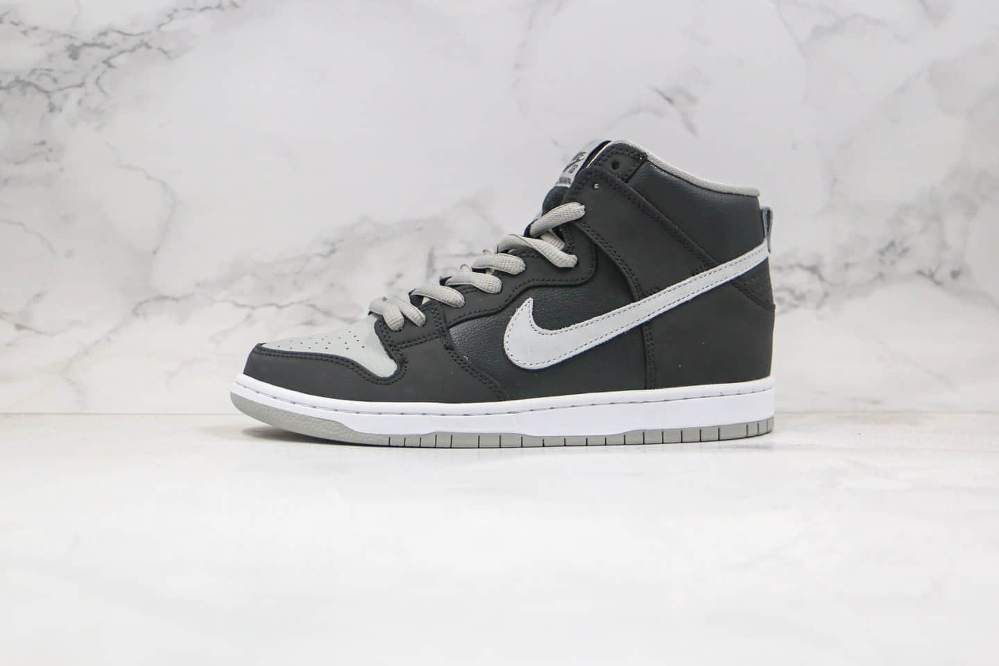 耐克Nike SB Dunk High J-Pack “Shadow”公司级版本高帮SB板鞋影子灰内置气垫 货号：854851-067