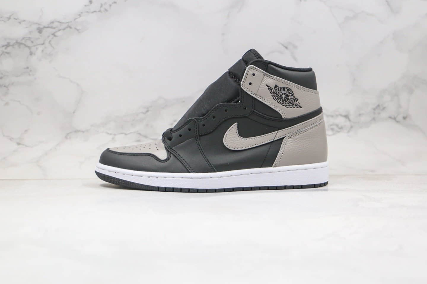 乔丹Air Jordan 1 Retro High Shadow公司级版本高帮AJ1影子灰原鞋开模原厂皮料打造 货号：555088-013