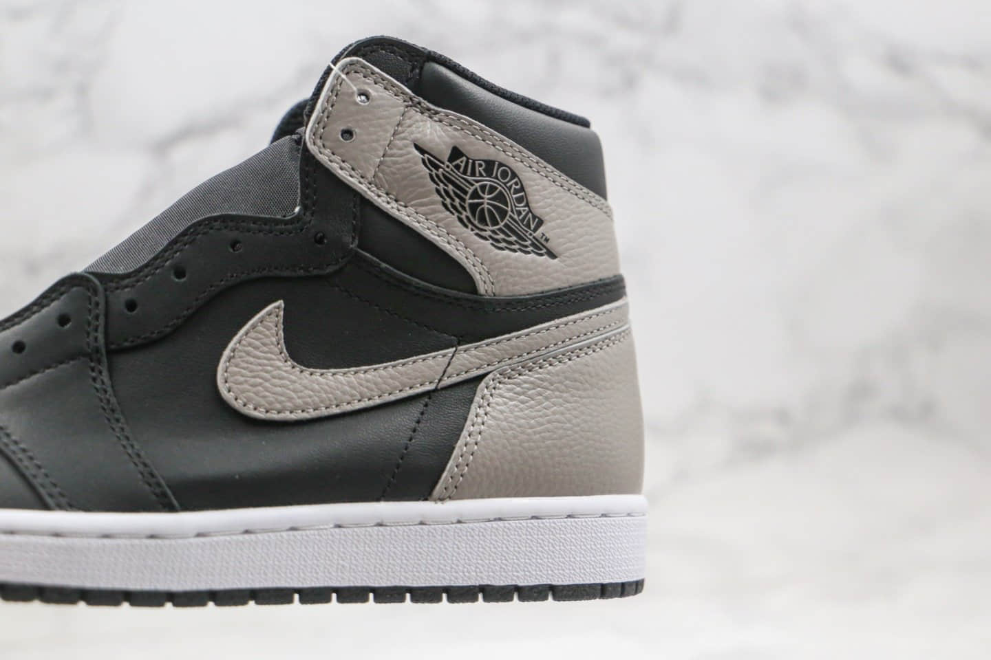 乔丹Air Jordan 1 Retro High Shadow公司级版本高帮AJ1影子灰原鞋开模原厂皮料打造 货号：555088-013