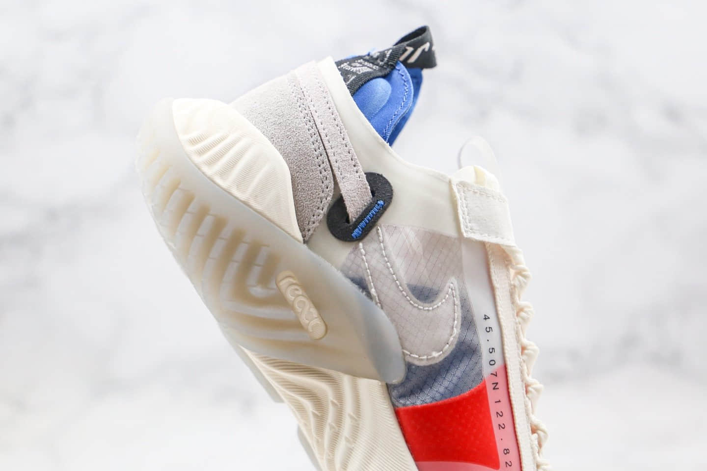 耐克Nike Air Jordan Delta SP纯原版本乔丹火星老爹鞋陈冠希主理设计白蓝红色原盒原标原楦头纸板打造 货号：CW0783-100
