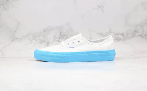 万斯Vans Og Authentic Lx公司级版本安纳海姆白蓝色低帮硫化板鞋原盒原标区别市面通货版本