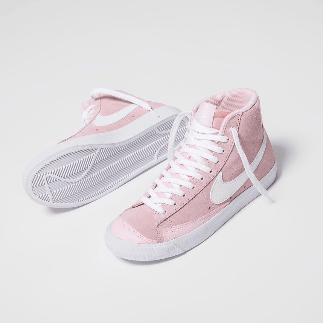 小姐姐必看！樱花粉 Nike Blazer Mid现已发售！