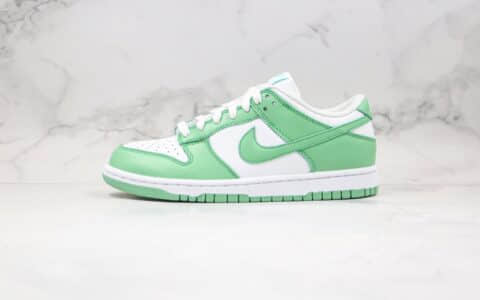 耐克Nike SB Dunk Low Green Tender powder 2021纯原版本低帮SB DUNK板鞋环保主题嫩巴黎草绿色内置气垫原楦头纸板打造 货号：CU1726-188