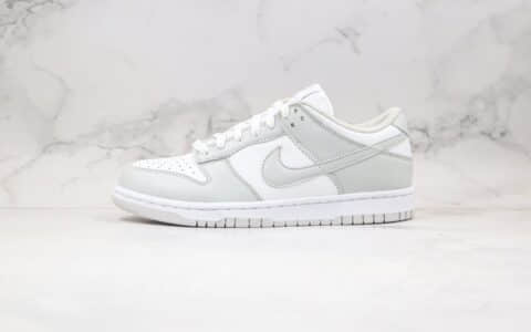 耐克Nike SB Dunk Low Green Tender powder 2021纯原版本低帮SB DUNK板鞋灰白色环保主义内置Zoom气垫 货号：CU1726-201