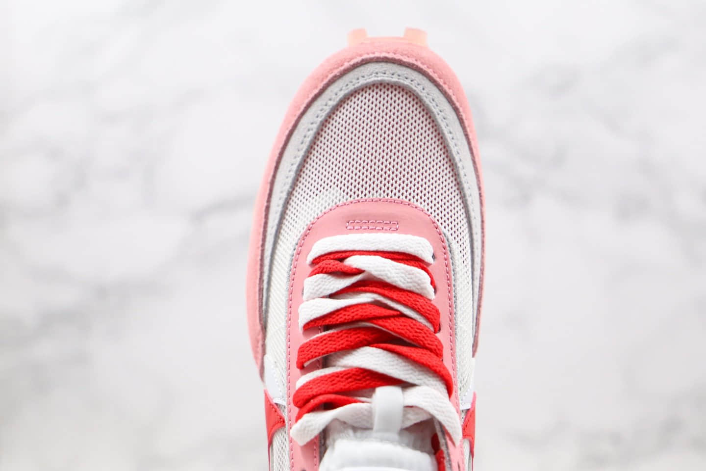 耐克Nike LDV Waffl x Sacai联名款纯原版本华夫粉色情人节走秀慢跑鞋原盒原标 货号：BV5378-800
