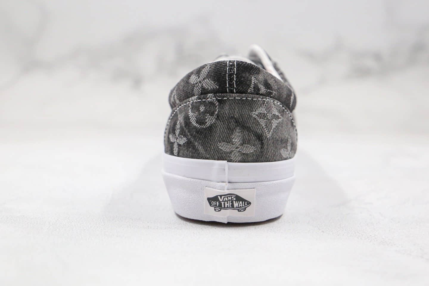 万斯Vans x LV联名款公司级版本低帮灰黑色牛仔硫化板鞋原厂硫化大底原盒原标