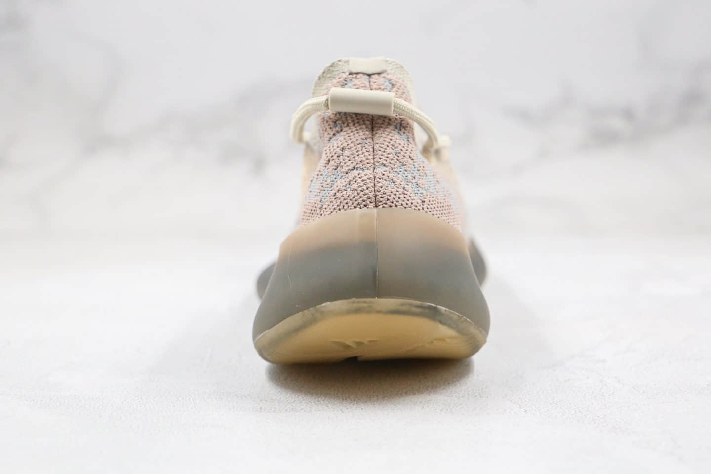 阿迪达斯Adidas Yeezy Boost 380 Blue Oat Reflective纯原版本椰子380爆米花跑鞋淡粉色浅蓝色拼接原厂巴斯夫大底 货号：FZ1269