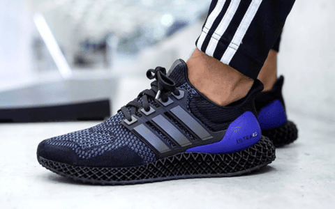 adidas Ultra 4D跑鞋黑紫配色曝光！今秋登场！