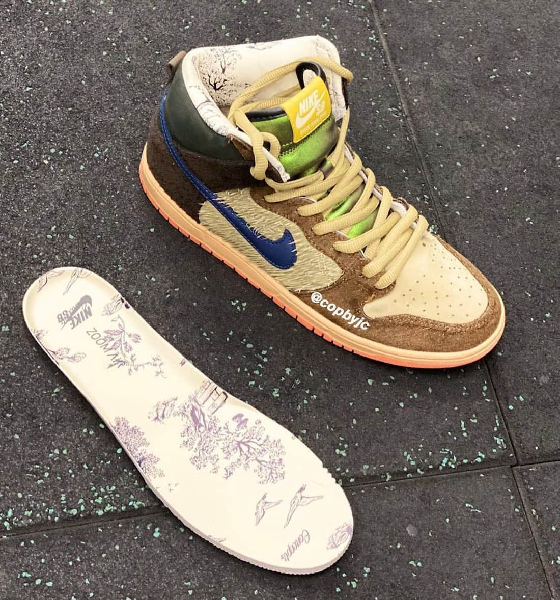 绿头野鸭配色！Concepts x Nike SB Dunk High“ Duck”上脚图释出！