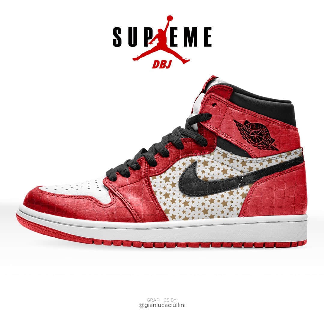 Supreme x AJ1最新渲染图曝光！明年夏季登场！