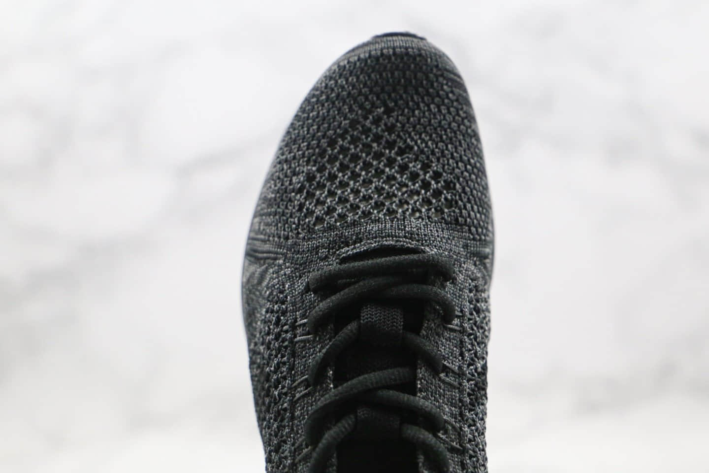 耐克Nike Flyknit Racer纯原版本瑞瑟阴阳飞线跑鞋黑色内置Zoom气垫原盒原标 货号：526628-009