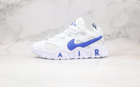 耐克Nike Air Barrage Low纯原版本皮蓬平替白蓝色橄榄球训练鞋原盒原标 货号：CD7510-100