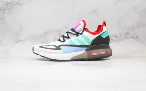 阿迪达斯Adidas Originals ZX 2K Boost纯原版本易烊千玺同款ZX 2K爆米花缓震跑鞋原楦头纸板打造 货号：FV2958