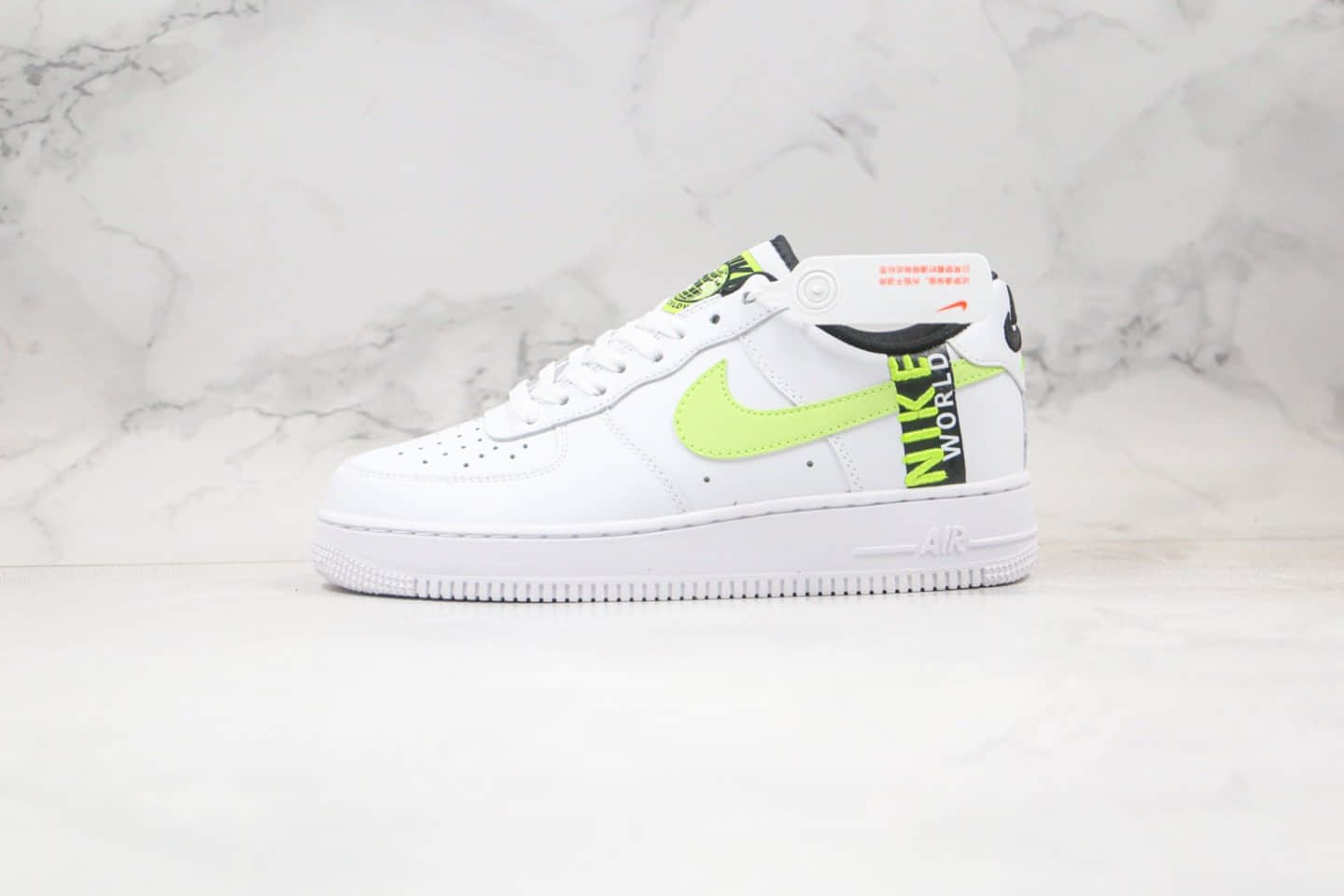 耐克Nike Air Force 1 Worldwide纯原版本低帮空军一号地球日限定白绿色内置全掌气垫 货号：CN8536-100