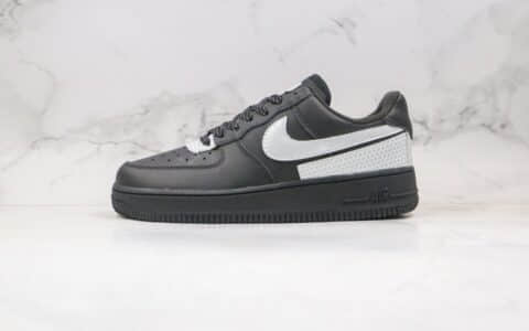 耐克Nike Air Force 1 Low '07纯原版本低帮空军一号黑灰银色板鞋内置全掌Sole气垫 货号：CT2299-100