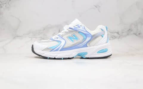 新百伦New Balance 530纯原版本复古慢跑鞋NB530白浅蓝色原盒原标原档案数据开发 货号：MR530CC1