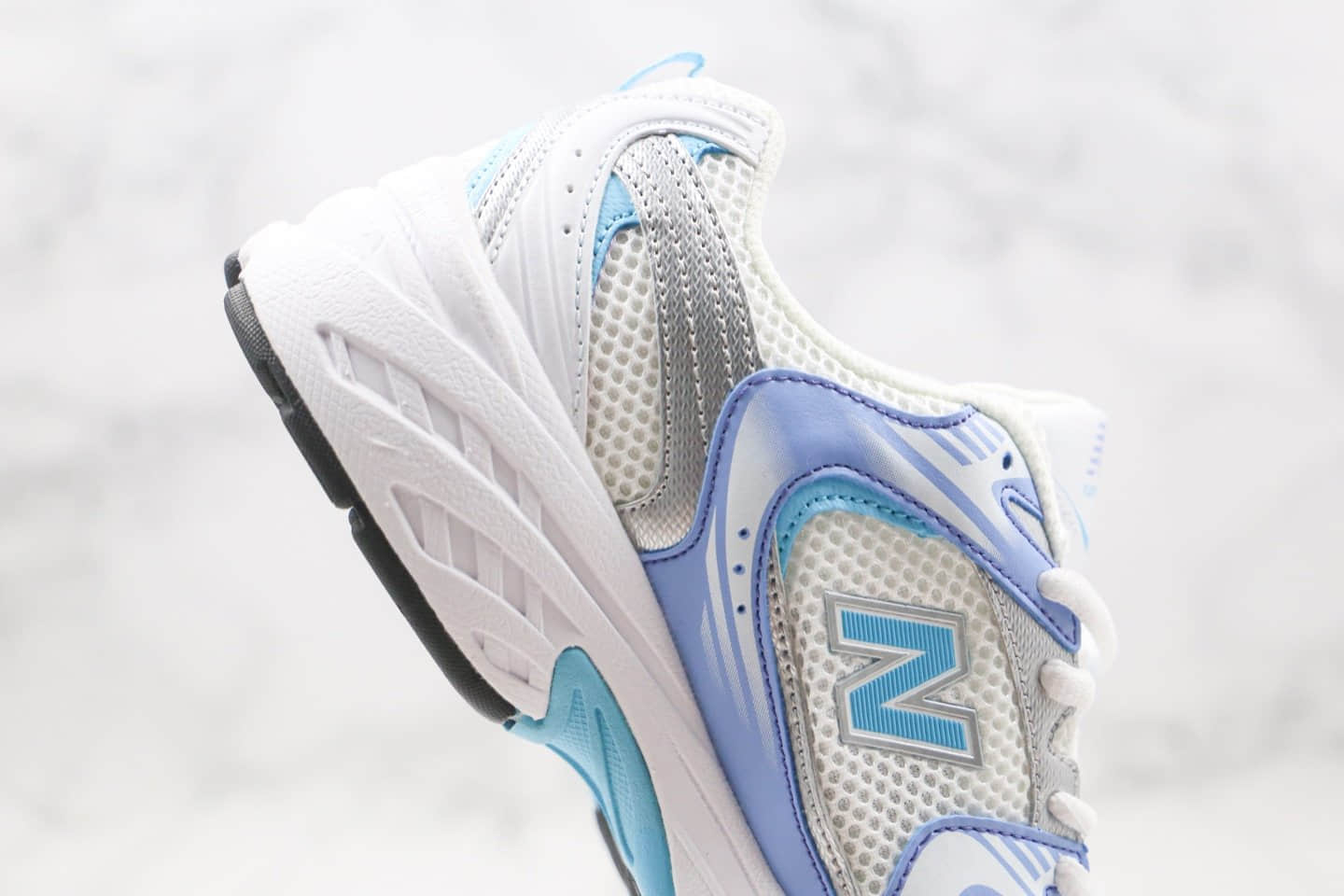 新百伦New Balance 530纯原版本复古慢跑鞋NB530白浅蓝色原盒原标原档案数据开发 货号：MR530CC1