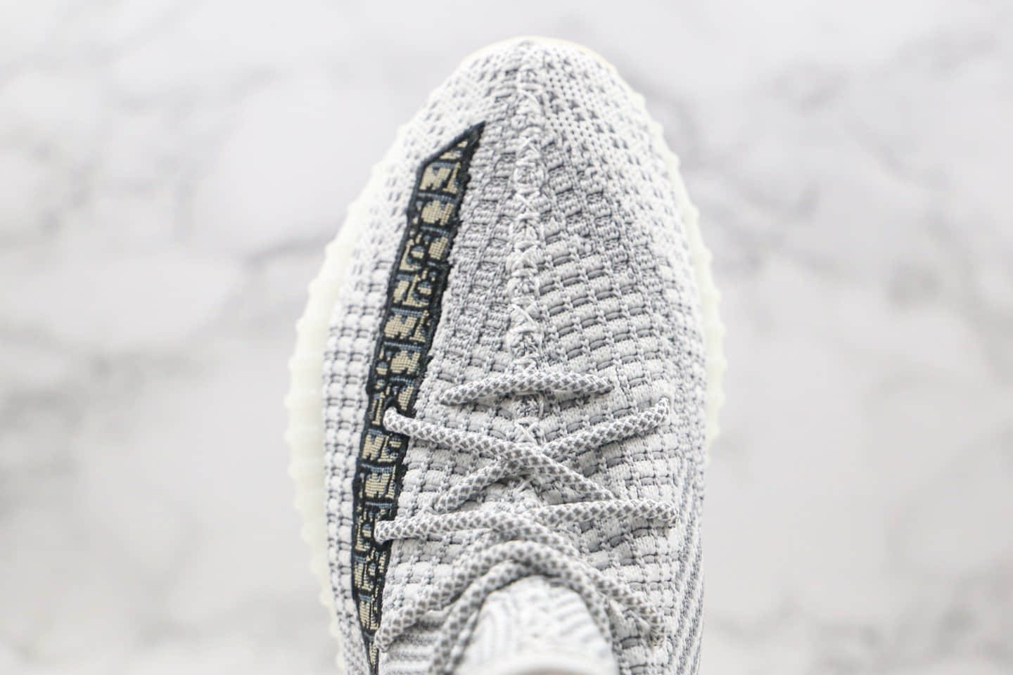 阿迪达斯Dior x adidas Yeezy Boost 350 V2纯原版本迪奥联名椰子350白灰老花巴斯夫真爆 货号：FC6607