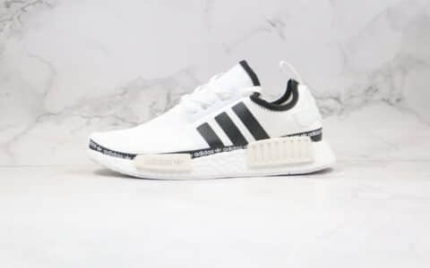 阿迪达斯Adidas NMD R1 OK W Primeknit Triple Black纯原版本爆米花跑鞋NMD R1白黑色原档案数据开发 货号：FV8727