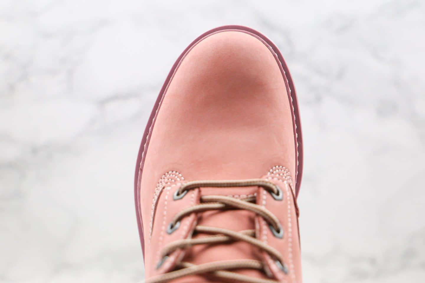 卡特CAT FOOTWEAR纯原版本水晶底工装鞋浅粉色原档案数据开发原鞋开模一比一打造