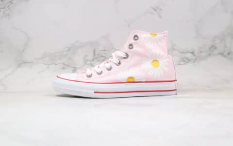 匡威Converse All Star公司级版本高帮日本限定小雏菊糖果色马卡龙帆布鞋原盒原标 货号：660099F