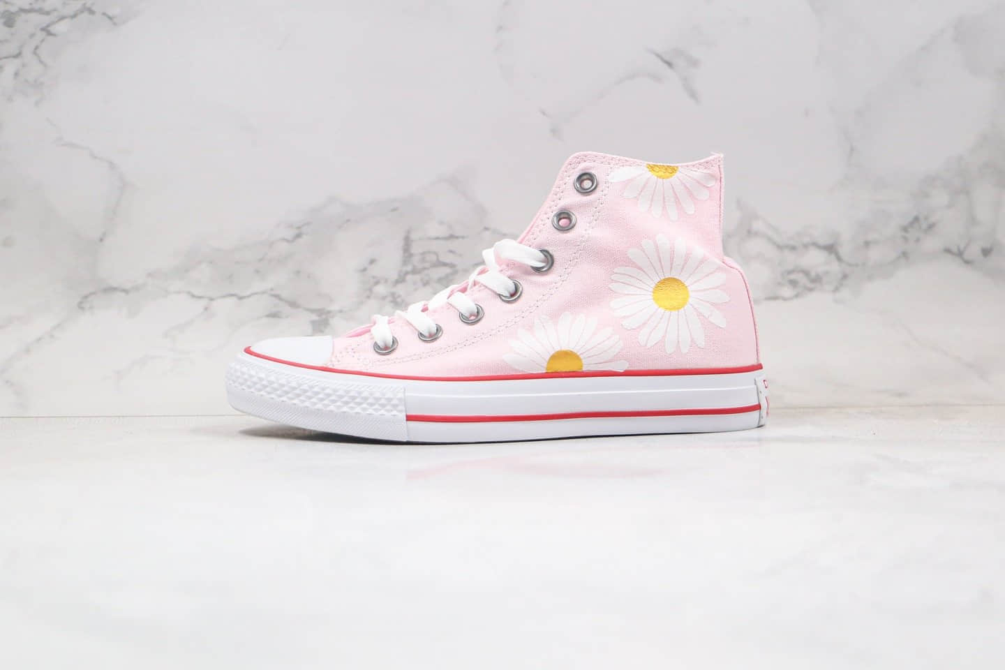 匡威Converse All Star公司级版本高帮日本限定小雏菊糖果色马卡龙帆布鞋原盒原标 货号：660099F