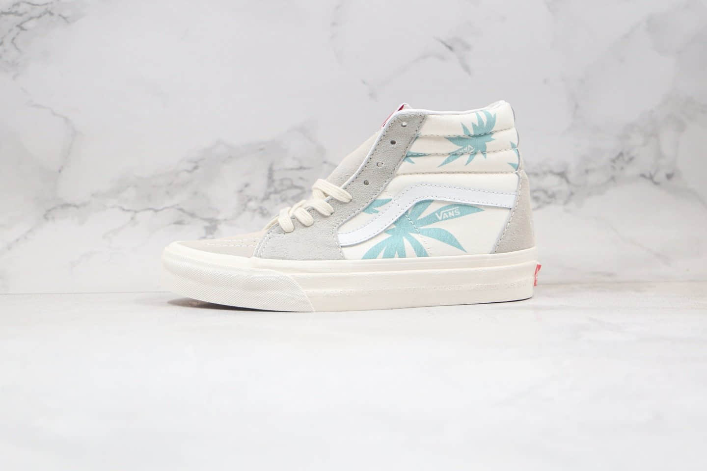 万斯Modernica x Vans Vault Sk8-Hi公司级版本联名高帮板鞋枫叶米白蓝色原档案数据开发