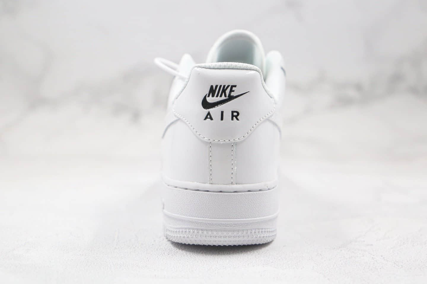 耐克Nike air force 1 Lux All-Star White纯原版本低帮空军一号漆皮白黑色板鞋原档案数据开发 货号：898889-100