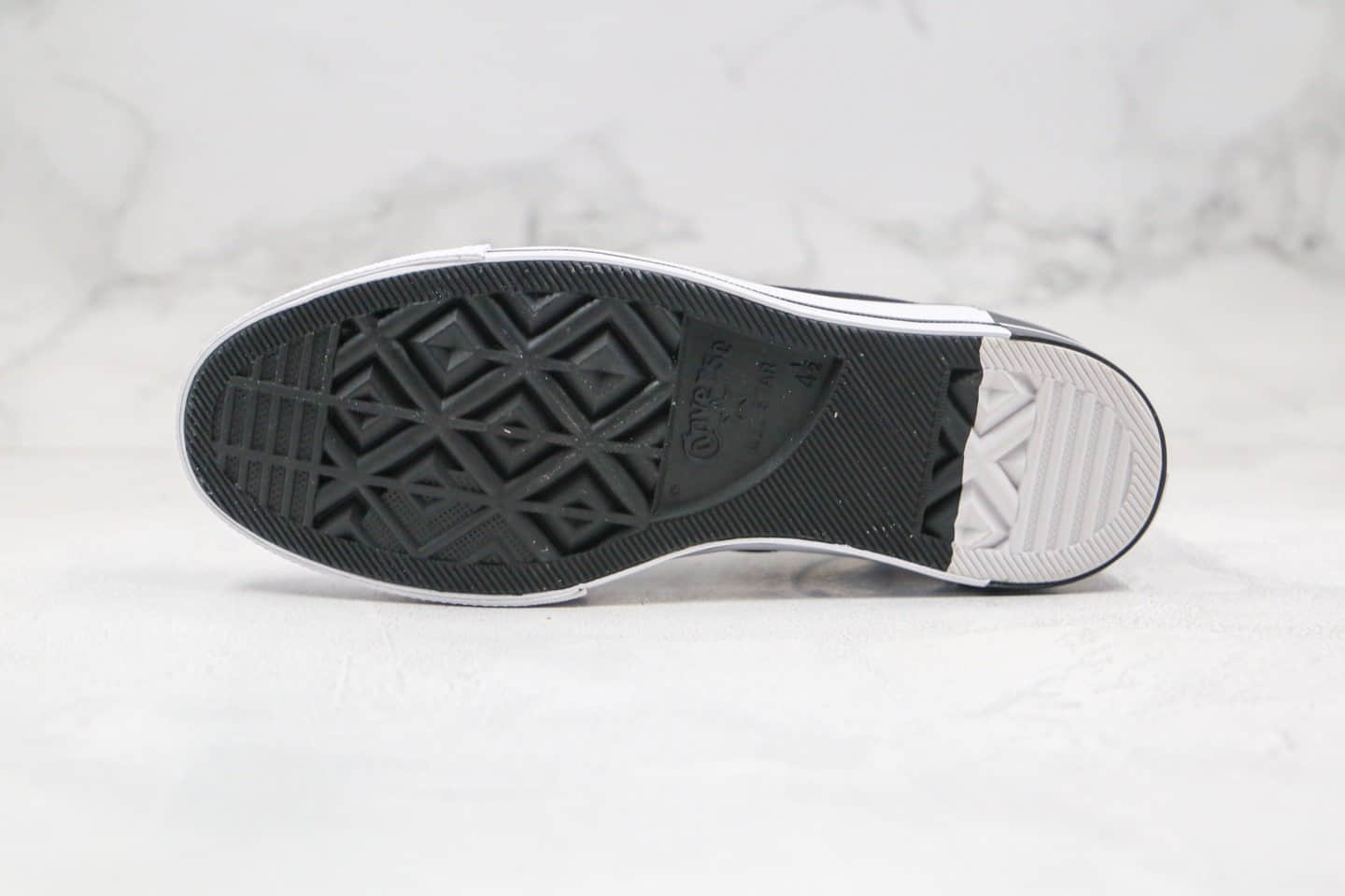 匡威Converse Chuck 70 Rivals公司级版本高帮错位LOGO混搭拼色帆布鞋原盒原标 货号：168670C