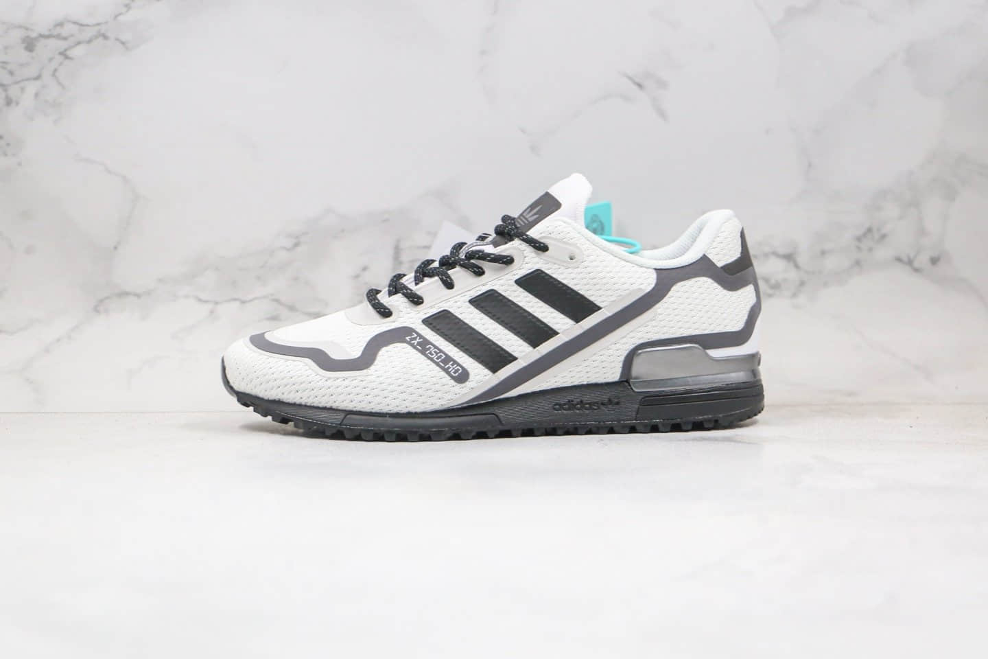 阿迪达斯Adidas Originals ZX750 HD White Volt纯原版本三叶草ZX750系列白绿黑色原盒原标 货号：FX7471