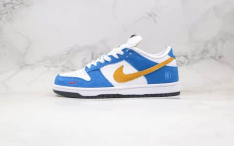 耐克Nike SB Dunk Low 80s Bus x Kasina联名款纯原版本高速公路主题釜山行蓝黄色SB DUNK板鞋原档案数据开发 货号：CZ6501-100