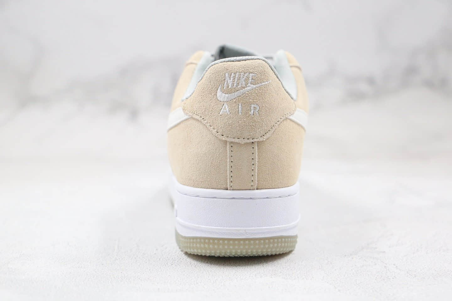 耐克Nike Air Force 1 '07 Grey Black纯原版本低帮空军一号卡其灰色北极狐拼接板鞋原鞋开模一比一打造 货号：AH0287-209