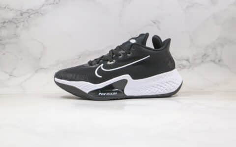 耐克Nike Air Zoom BB NXT EP纯原版本瑞亚超跑马拉松篮球鞋黑白色内置气垫缓震 货号：CK5708-005