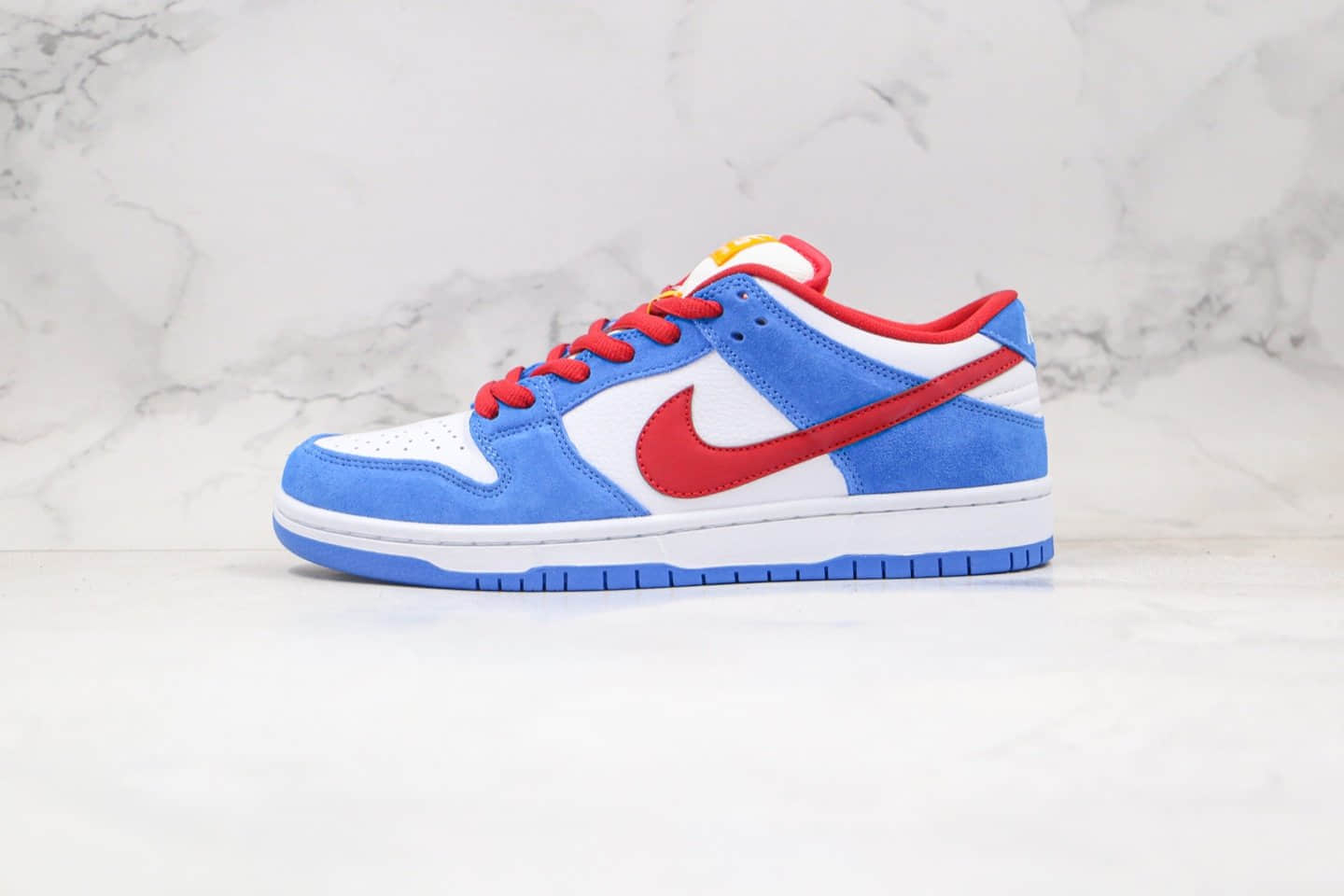 耐克Nike SB Dunk Low Doraemon纯原版本低帮SB DUNK哆啦A梦机器猫红蓝色板鞋原档案数据开发