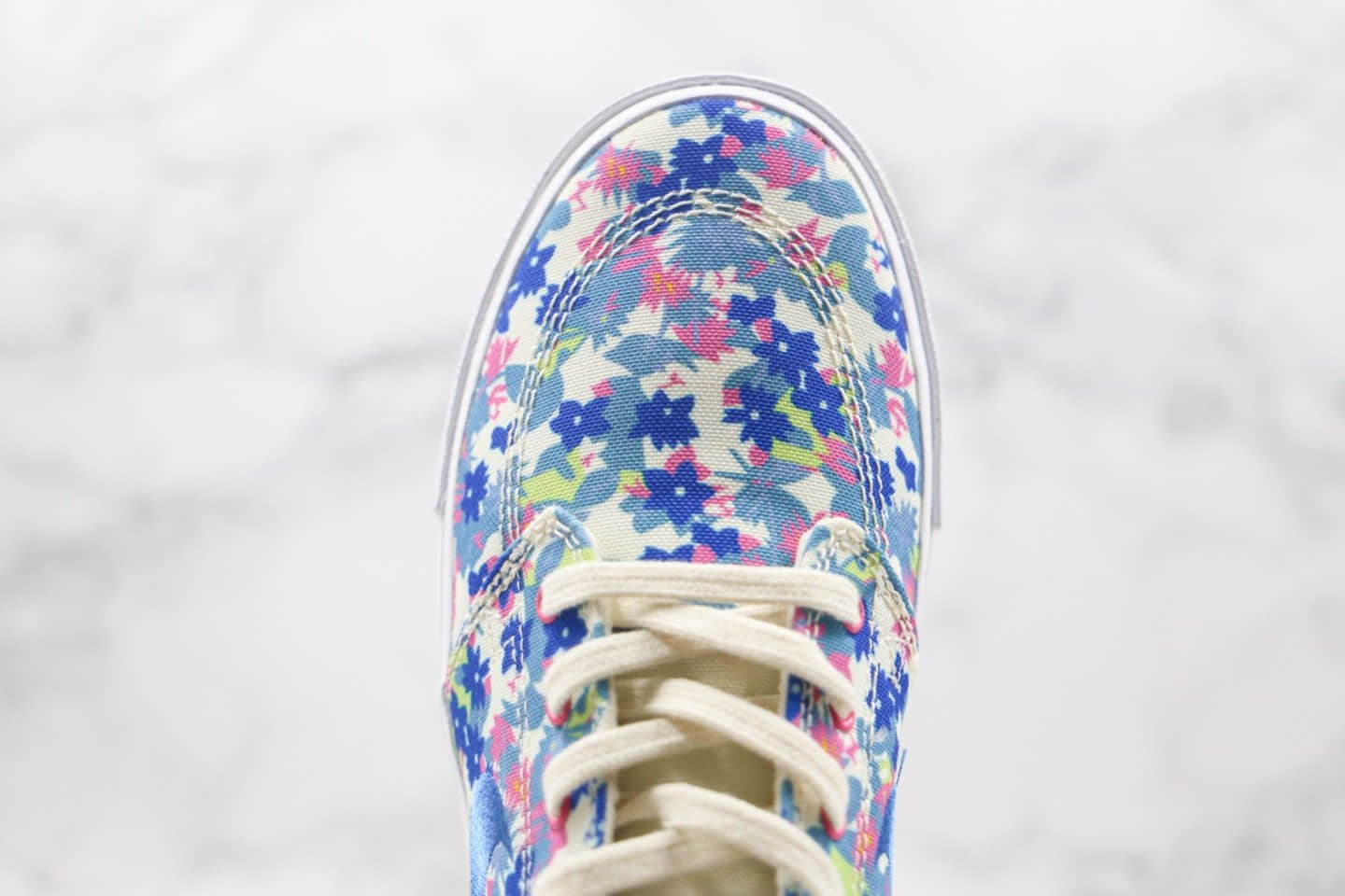 耐克Nike SB Stefan Janoski Canvas RM Premium纯原版本低帮SB板鞋花卉帆布皇家系列蓝色原盒原标 货号：AQ7878-202